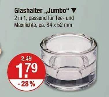 Glashalter „Jumbo“