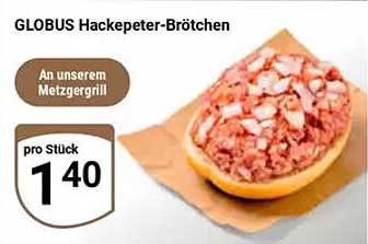 GLOBUS Hackepeter-Brötchen