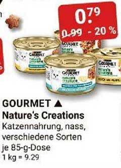 GOURMET Nature's Creations Katzennahrung, nass