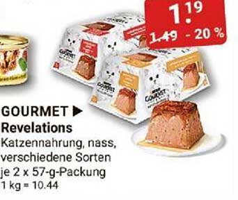 GOURMET Revelations Katzennahrung, nass, verschiedene Sorten