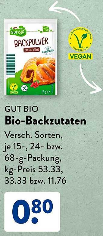 GUT BIO Backpulver