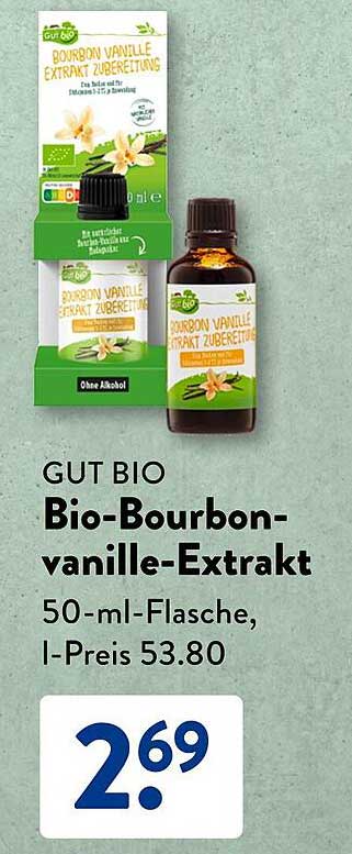 GUT BIO Bio-Bourbon-vanille-Extrakt