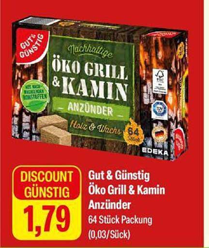 Gut & Günstig Öko Grill & Kamin Anzünder