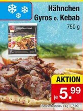 Hähnchen Gyros o. Kebab