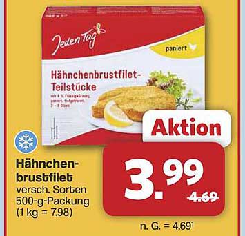 Hähnchenbrustfilet-Teilstücke