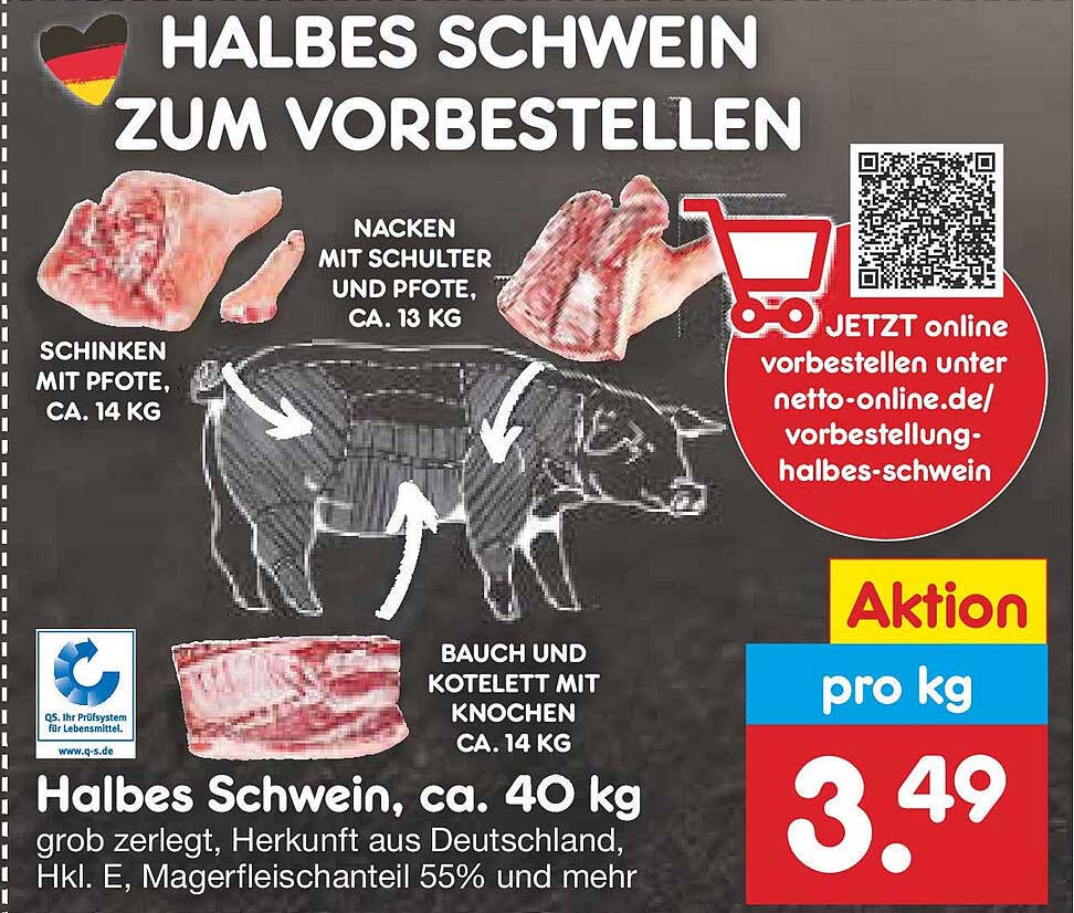 HALBES SCHWEIN ZUM VORBESTELLEN