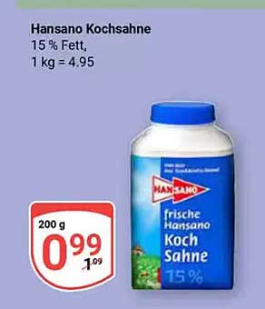 Hansano Kochsahne