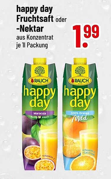 happy day Fruchtsaft oder -Nektar