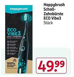 Happybrush Schall-Zahnbürste ECO Vibe3