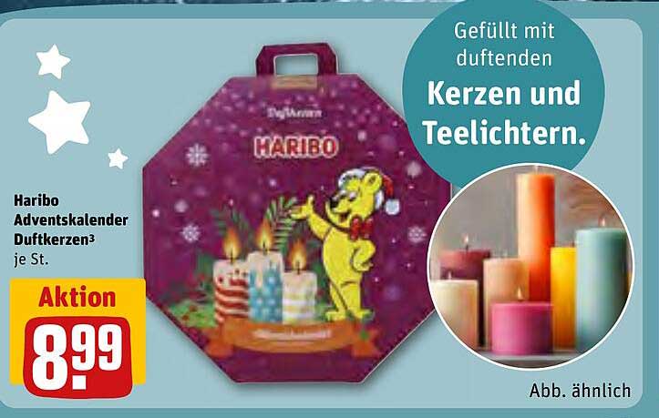 Haribo Adventskalender Duftkerzen