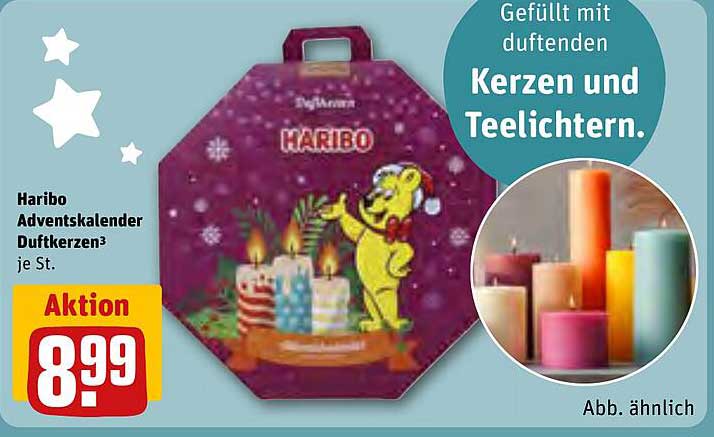 Haribo Adventskalender Duftkerzen