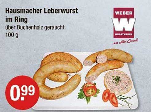 Hausmacher Leberwurst im Ring