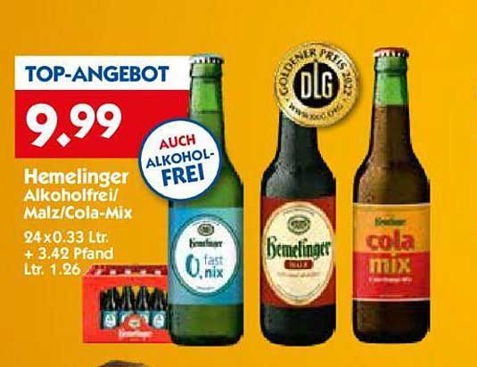 Hemelinger Alkoholfrei/Malz/Cola-Mix