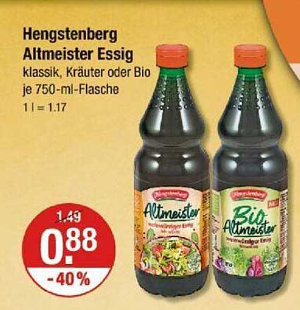 Hengstenberg Altmeister Essig