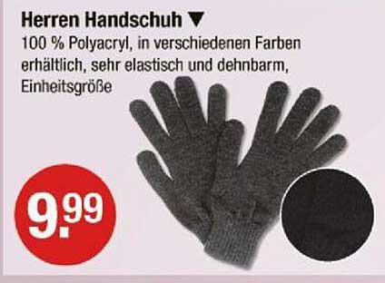 Herren Handschuh