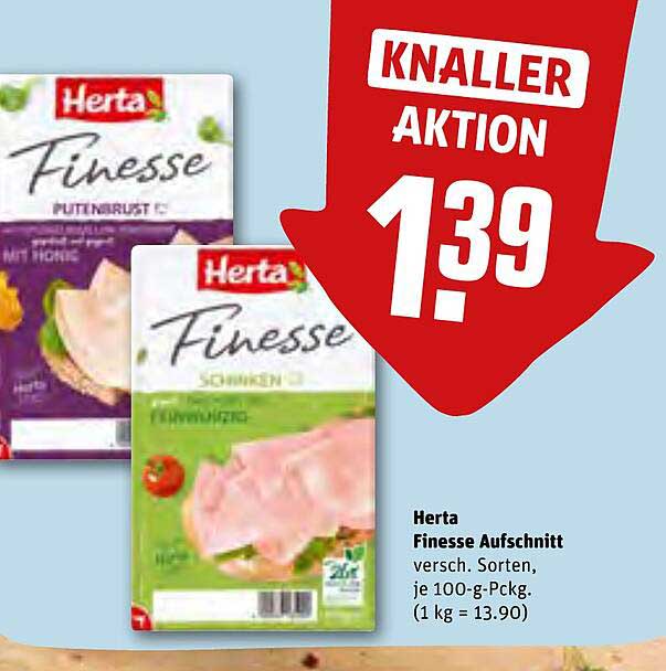 Herta Finesse Aufschnitt