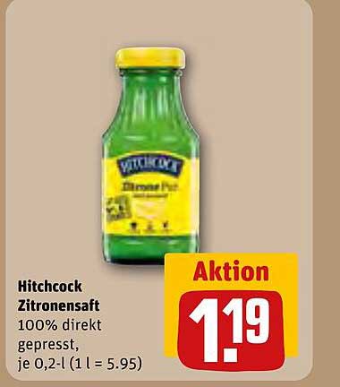 Hitchcock Zitronensaft