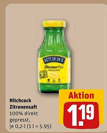 Hitchcock Zitronensaft