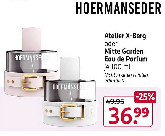 HOERMANSEDER Atelier X-Berg oder Mitte Garden Eau de Parfum