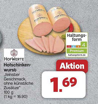 HofWerte Hofschinkenwurst