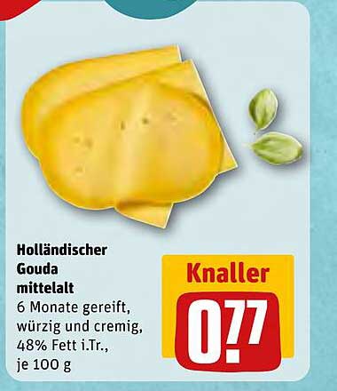 Holländischer Gouda mittelalt