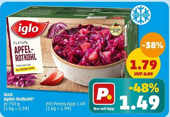 Iglo Apfel-Rotkohl