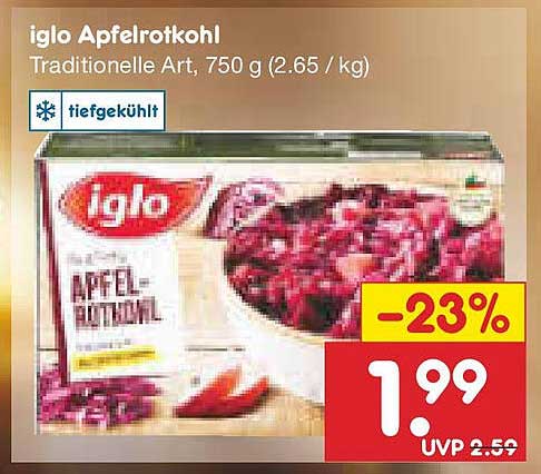 iglo Apfelrotkohl