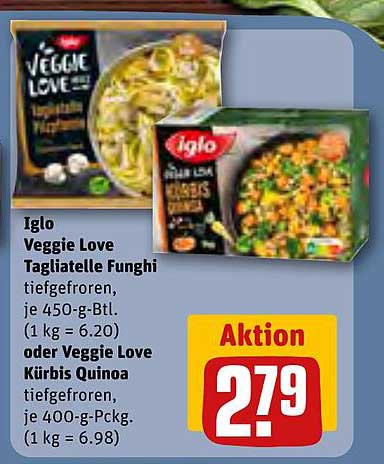 Iglo Veggie Love Tagliatelle Funghi tiefgefroren