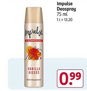 Impulse Deospray Vanilla Kisses