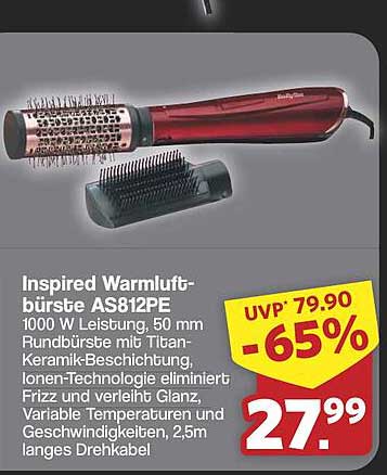 Inspired Warmluftbürste AS812PE