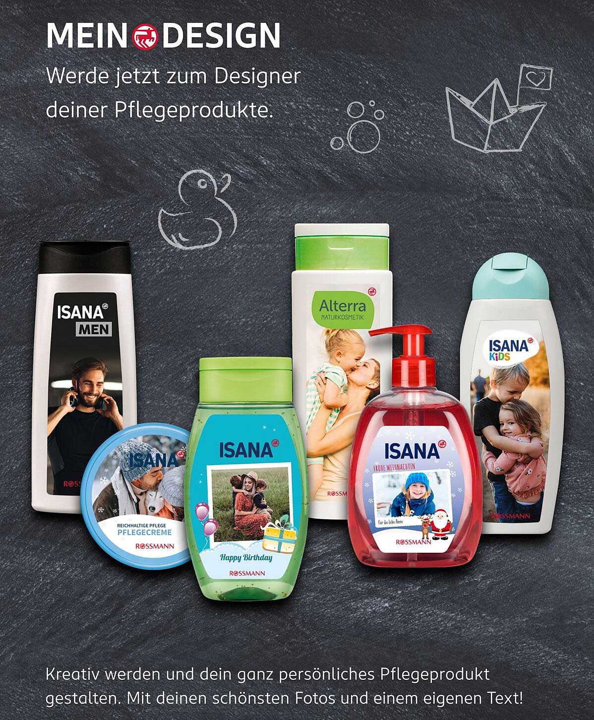 ISANA MEN  
ISANA  
Alterra Naturkosmetik  
ISANA KIDS  
ISANA Handseife Weihnachtsedition  