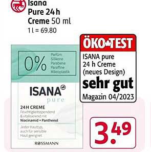 ISANA pure 24 h Creme