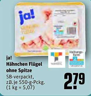 ja! Hähnchen Flügel ohne Spitze