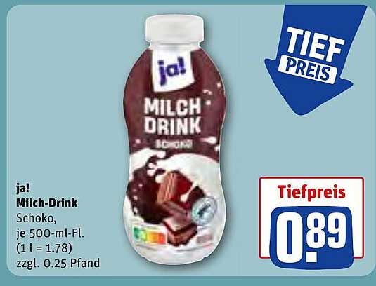 ja! Milch-Drink Schoko