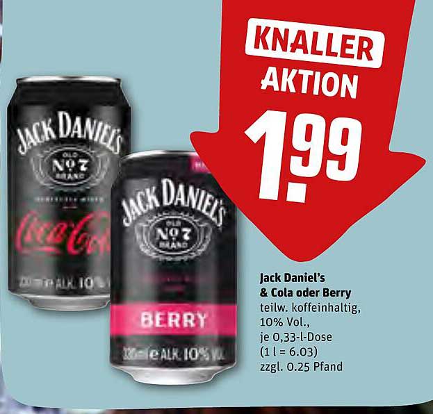 Jack Daniel’s & Cola oder Berry