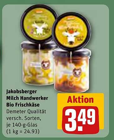 Jakobsberger Milch Handwerker Bio Frischkäse