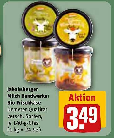 Jakobsberger Milch Handwerker Bio Frischkäse