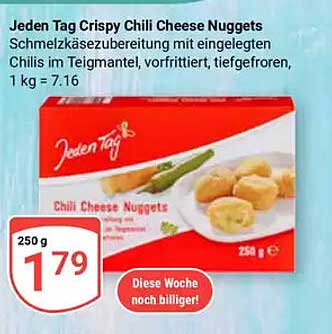 Jeden Tag Crispy Chili Cheese Nuggets