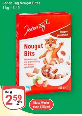 Jeden Tag Nougat Bits