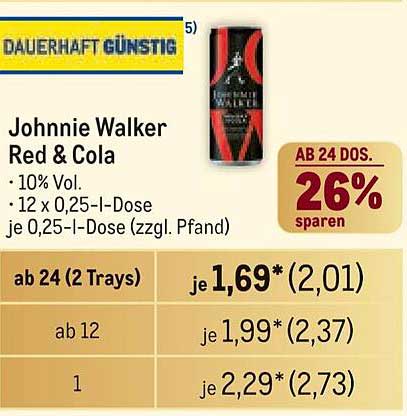 Johnnie Walker Red & Cola