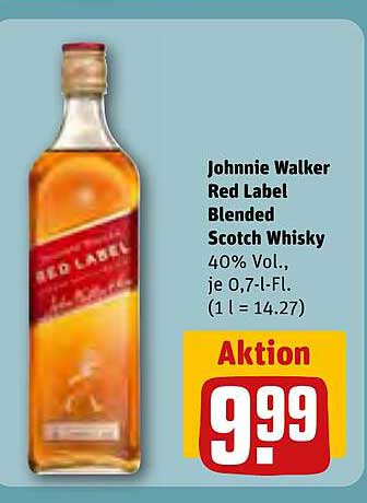 Johnnie Walker Red Label Blended Scotch Whisky