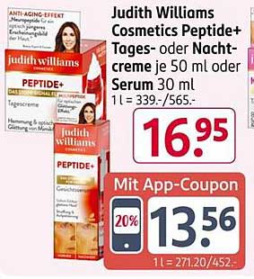 Judith Williams Cosmetics Peptide+ Tages- oder Nachtcreme