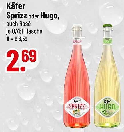 Käfer Sprizz oder Hugo