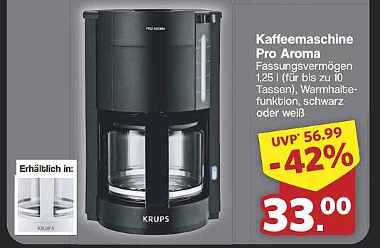 Kaffeemaschine Pro Aroma