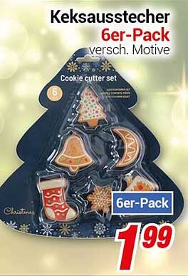 Keksausstecher 6er-Pack