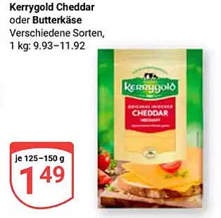 Kerrygold Cheddar oder Butterkäse