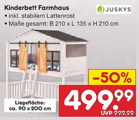 Kinderbett Farmhaus