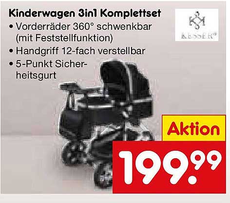 Kinderwagen 3in1 Komplettset