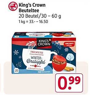 King's Crown Beuteltee