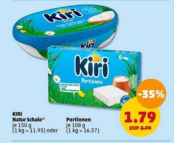 KIRI Natur Schale*  
KIRI Portionen